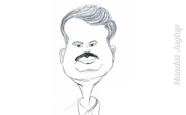 Caricature by Mandar Jagtap