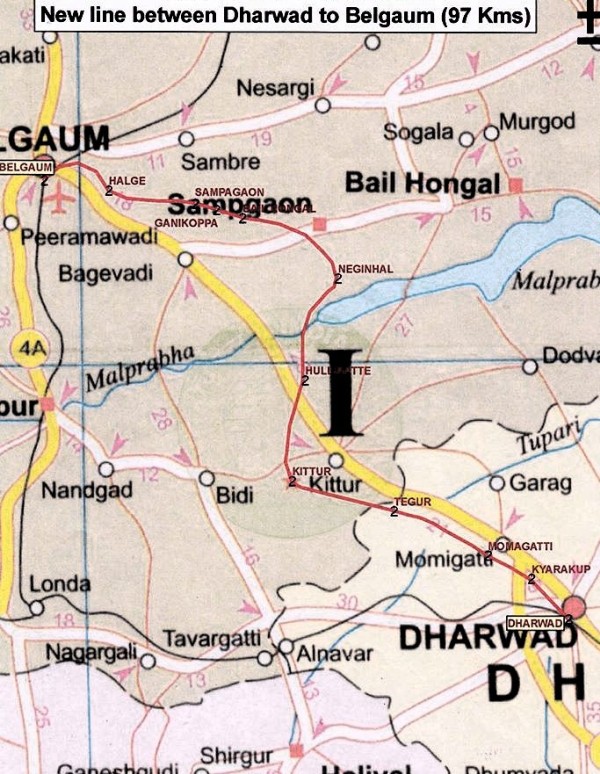belgaum-dharwad-rail-line