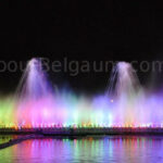 Belagavi musical fountain at fort lake Photo Arun Yallurkar