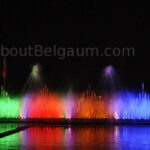 Belagavi musical fountain at fort lake Photo Arun Yallurkar