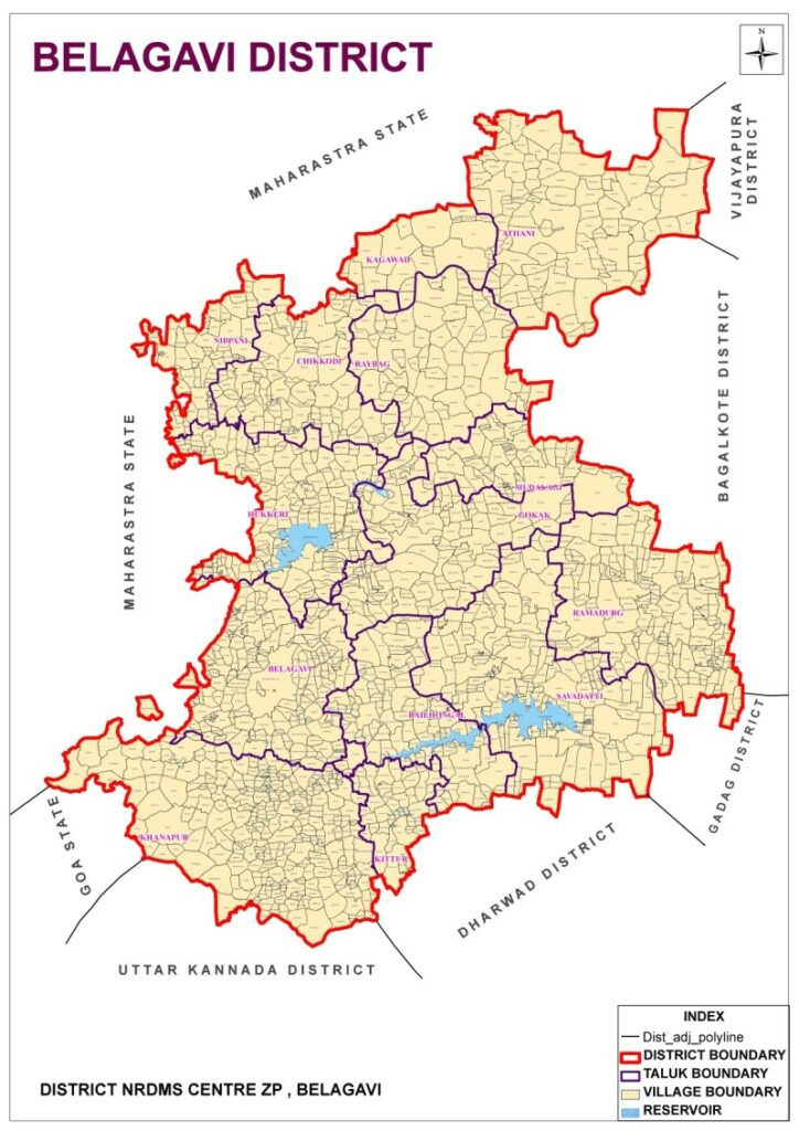 belagavi-distrtict-map