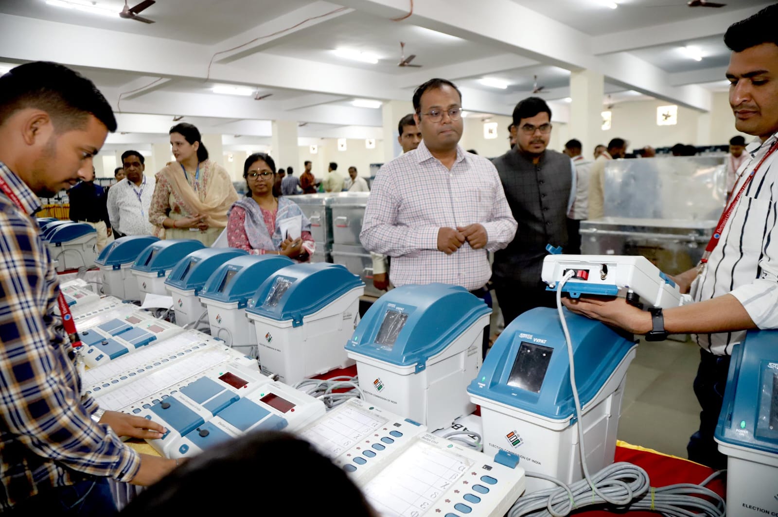 Evm Randomization First Phase EVM Randomization For Lok Sabha Elections Underway - All ...