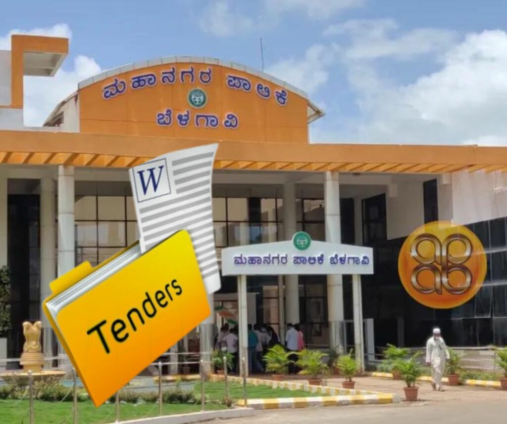 tender works floated belagavi wards