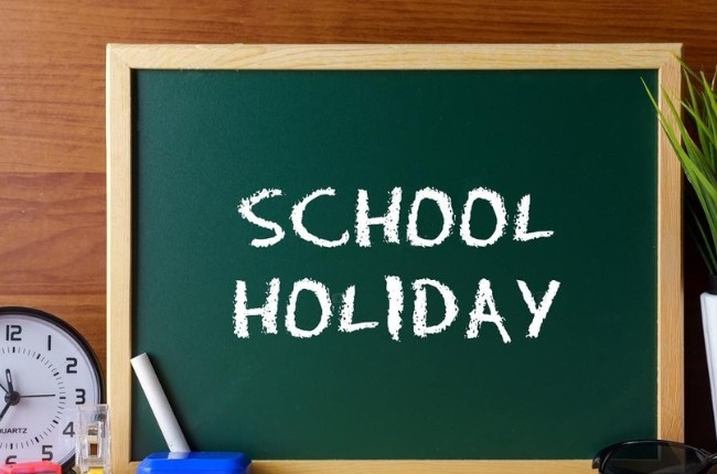 school holiday rain