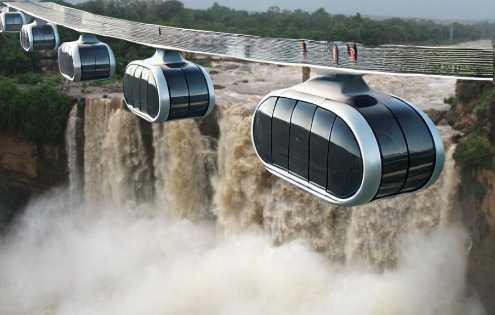 Ropeway projects at Saundatti Yellamma Temple, Gokak Falls; Karnataka pushes 13 tourism ropeways 1 gokak string rail