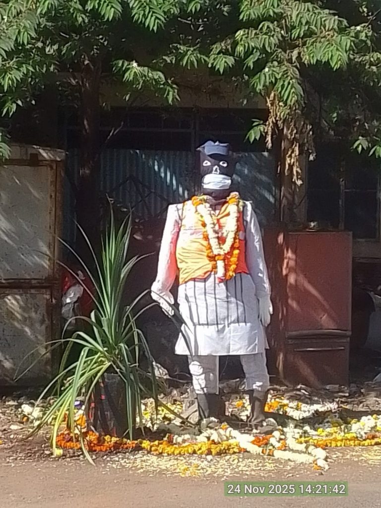 Mahatma phule road Belagavi. this was a black spot where people threw garbagePhoto: Francis