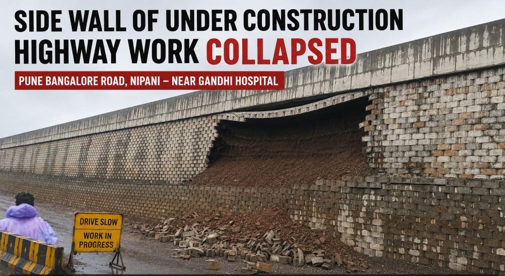 nippani highway sidewall collapse