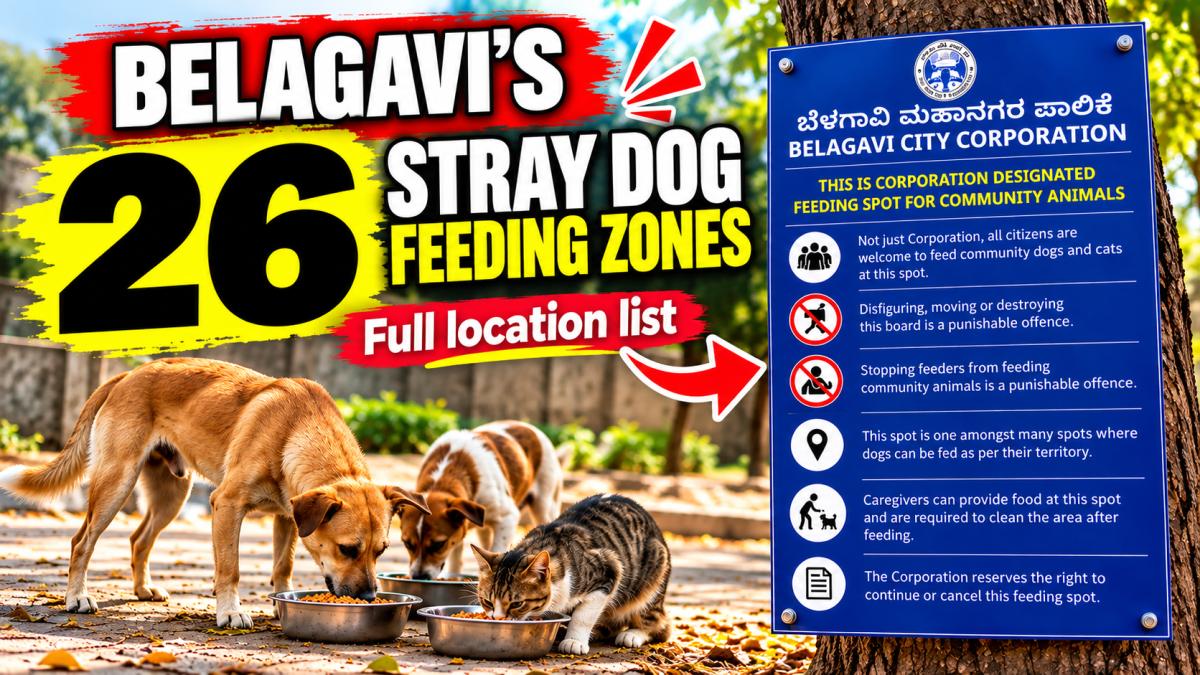 stray feeding zone list belagavi